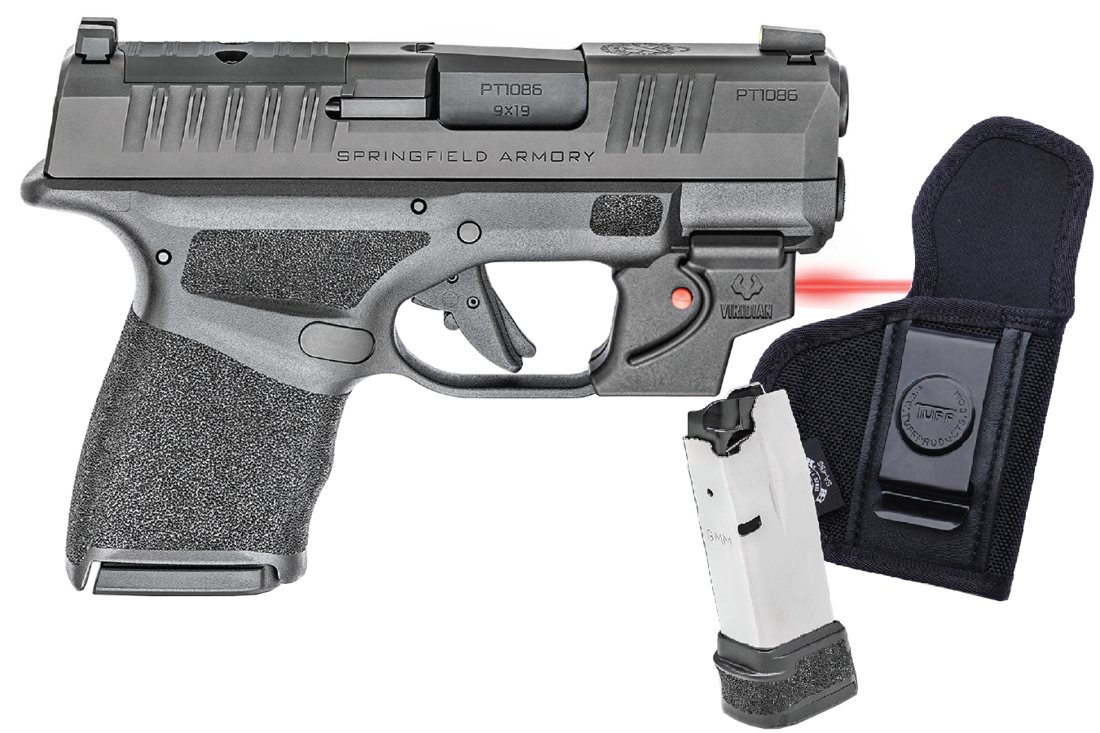 Springfield Hellcat OSP 9mm Micro-Compact Optics Ready Pistol w/ Laser, Holster, 3 Mags
